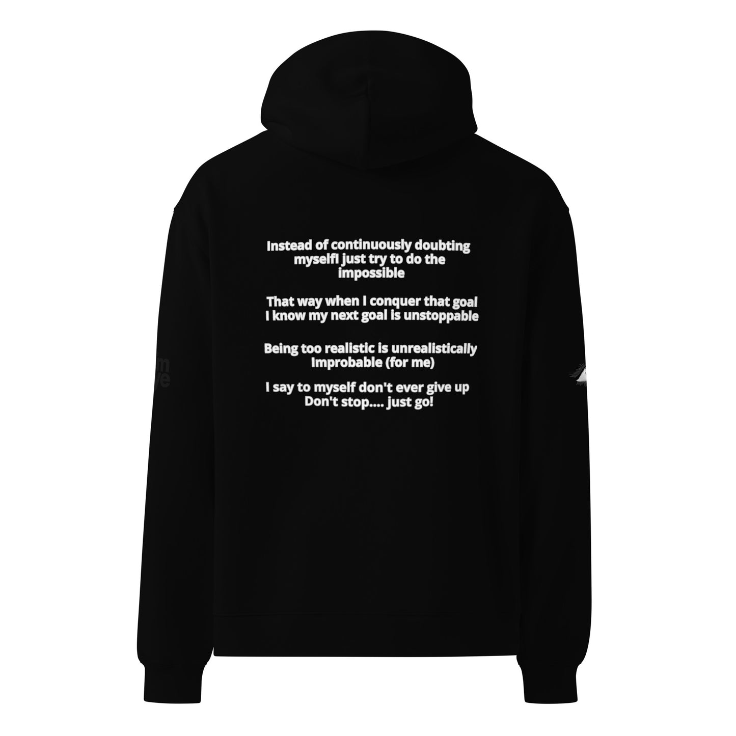 Build It - (Special Edition) Gem in Eye oversized hoodie