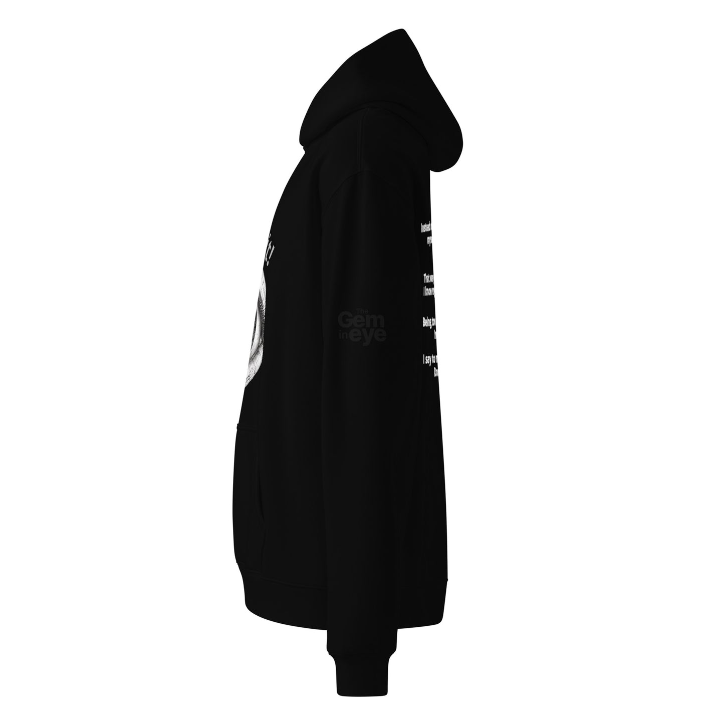 Build It - (Special Edition) Gem in Eye oversized hoodie